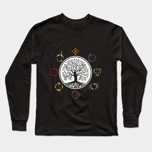 Erdtree with Runes Long Sleeve T-Shirt